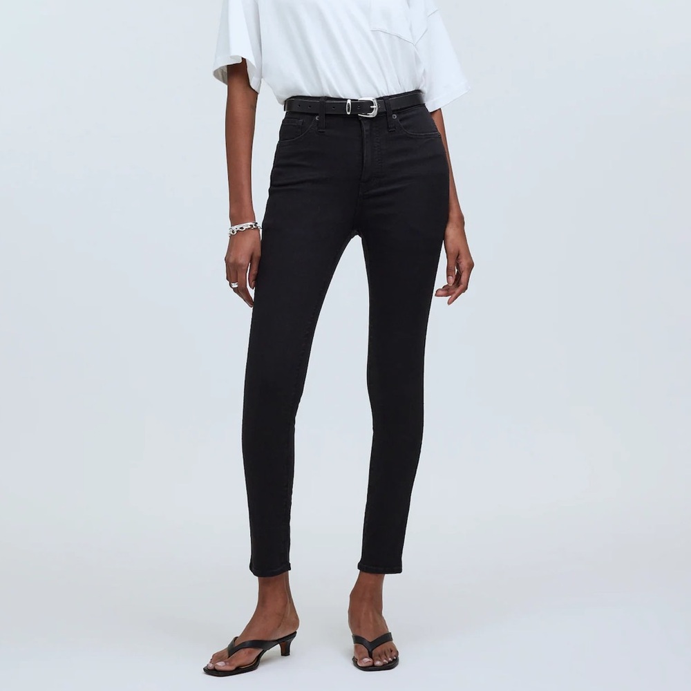 Madewell 10” High Rise Black Jeans